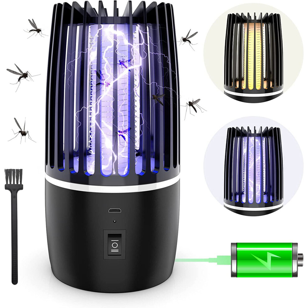 Electric Fly Catcher Portable Bug Zapper Rechargeable Mosquito Killer