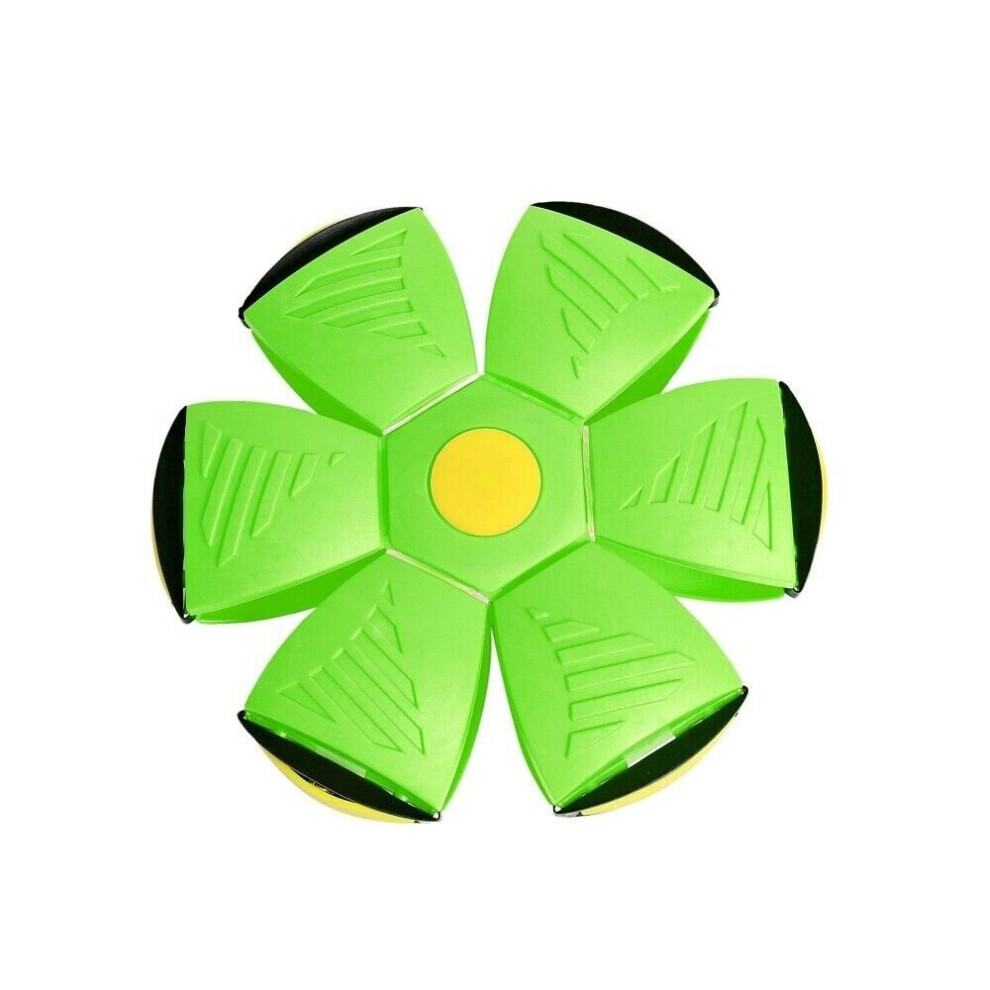Xylfly ( 6 Lights) Pet Toy Flying Saucer Ball, Flying Saucer Ball Dog Toy Pet Toy Green