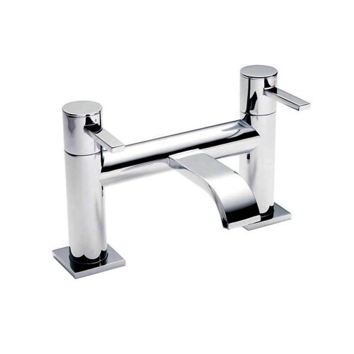 NES Home Waterfall Bathroom Bath Filler Modern Tap Solid Brass Chrome Tap| Urban 2