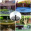 Solar Powered Fountain | Solar Bird Bath Pump Floating Fountain Pump 11