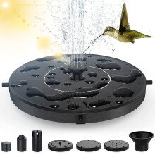 Solar Fountain Pump Garden Solar Powered Water Feature Solar Pond Pump