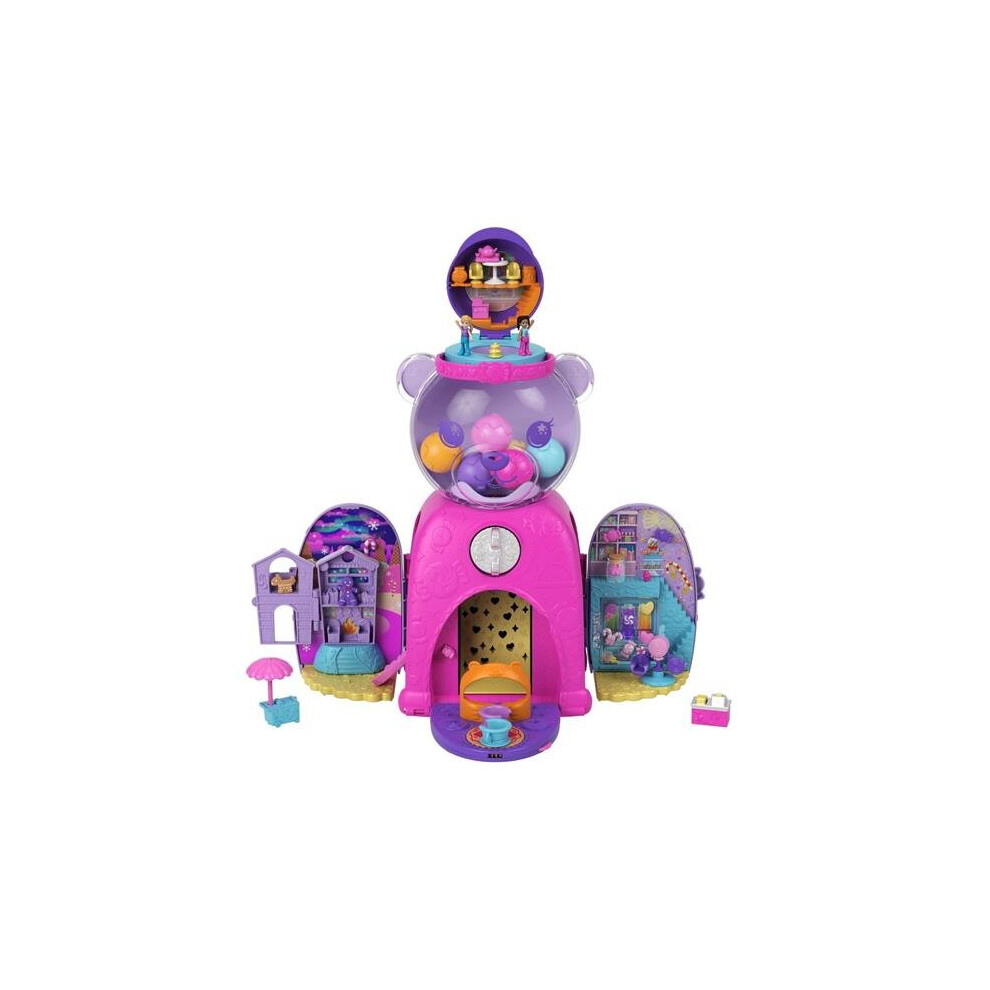 Mattel Hjn90 Polly Pocket Gumball Bear Playset