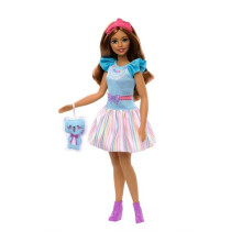 Mattel HLL21 My First Barbie Doll, Brunette with Bunny
