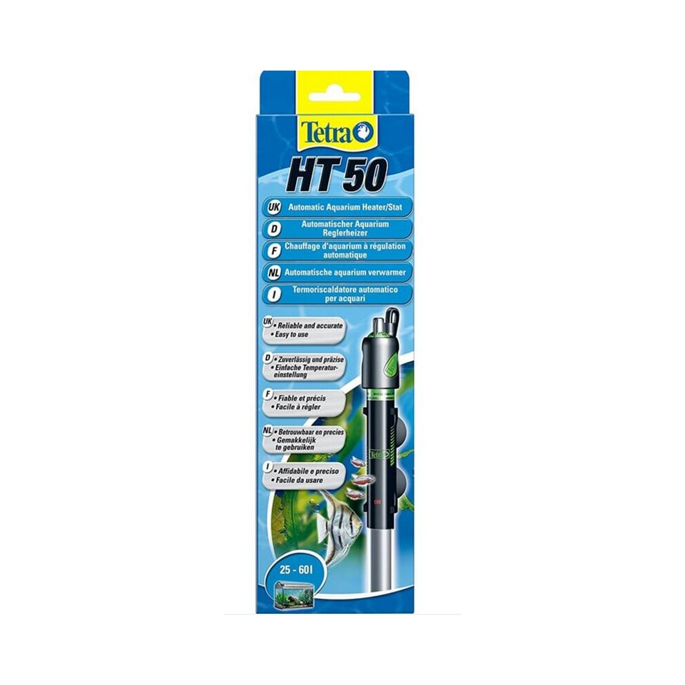 Tetra 26419-05 50 W Submersible Aquarium Heater (182.9 cm, Black)