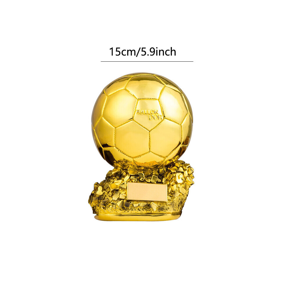 (A1) European Golden Ballon Football Excellent Player Award Competition Honor Reward Spherical Trophy