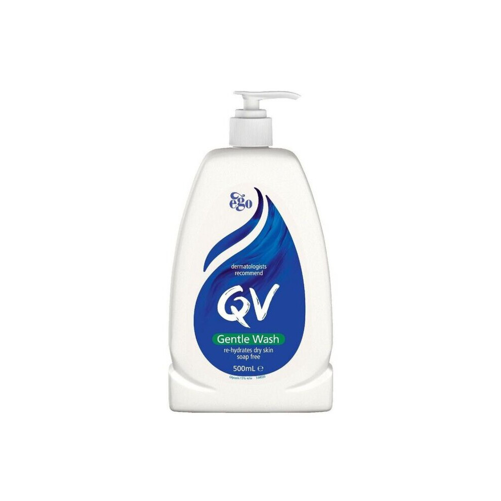 Ego QV Gentle Wash - Ultra-Gentle Wash Formulated for Sensitive Skin (500 mL)