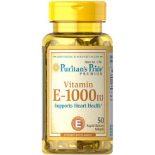 Puritan's Pride Vitamin E-1000 IU Rapid Release Softgels 50's