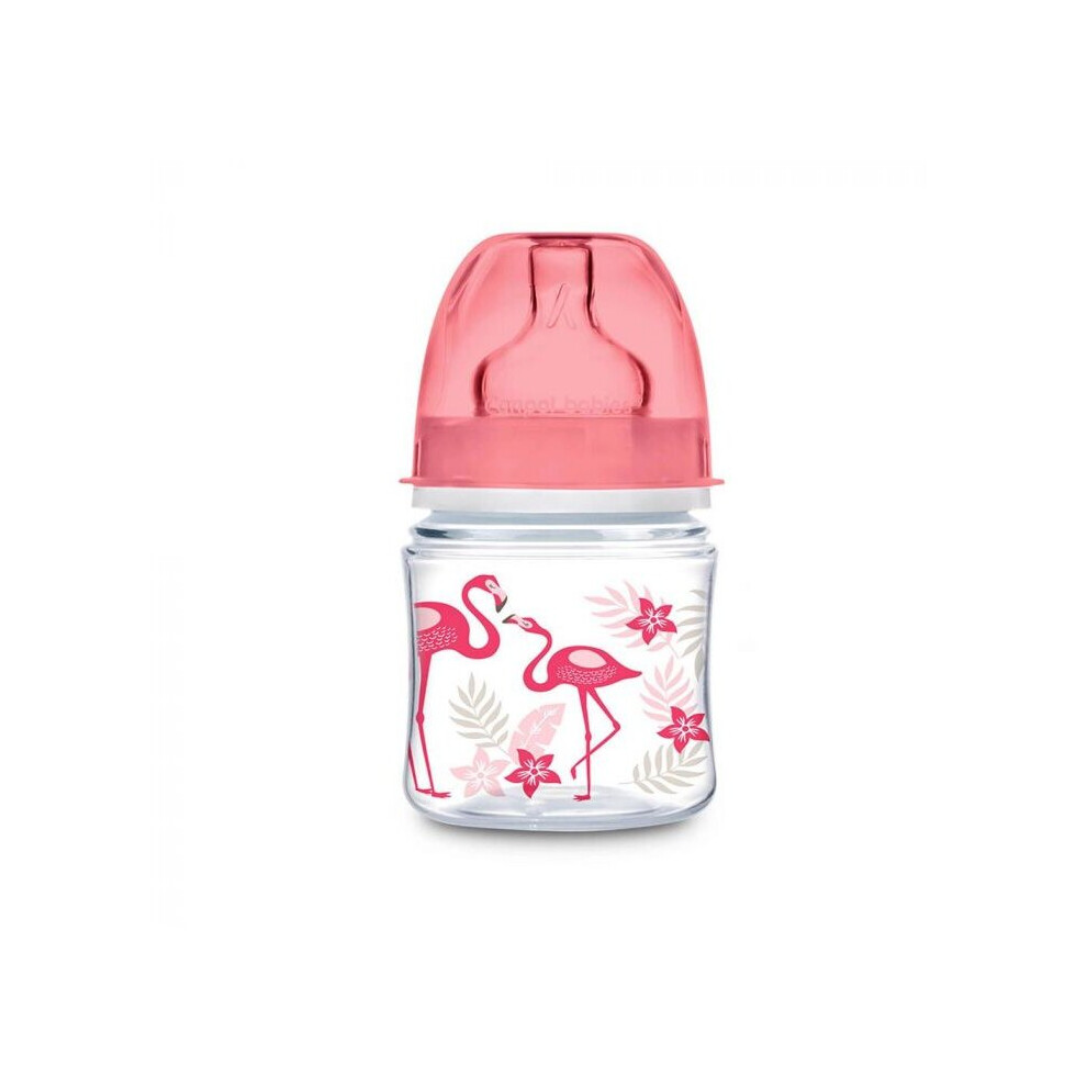 Canpol Babies Easystart Jungle Pal Anti-Colic Baby Feeding Bottle Pink