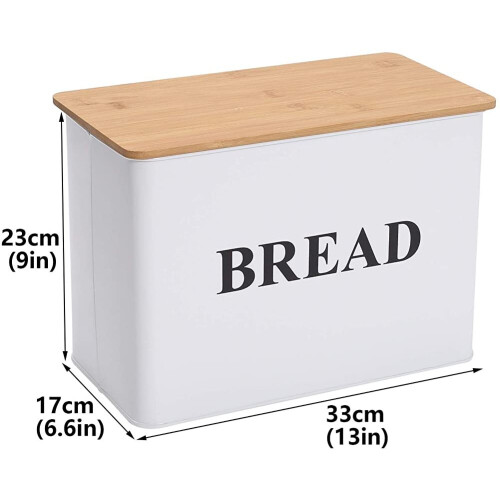 Bread box with wooden cutting board - Bread box 2