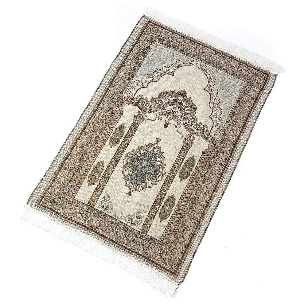 Muslim Cotton Blend Bedroom Prayer Rug - Fine Gift - Travel Tablecloth - Home Decor, See Image, One Size-image-OPC-PBM9T87-NEW