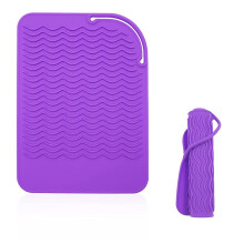 Heat Resistant Silicone Mat Pouch, Styling Tools Heat Mat, Silicone Anti-Heat Pad