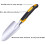 Stainless steel garden trowel 3