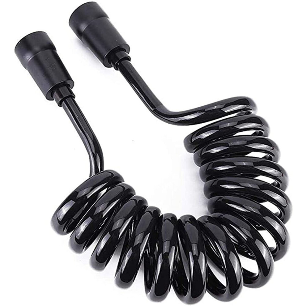 Bidet Hose 2m Telescopic Shower Hose ABS Replacement Spring Shower Hose