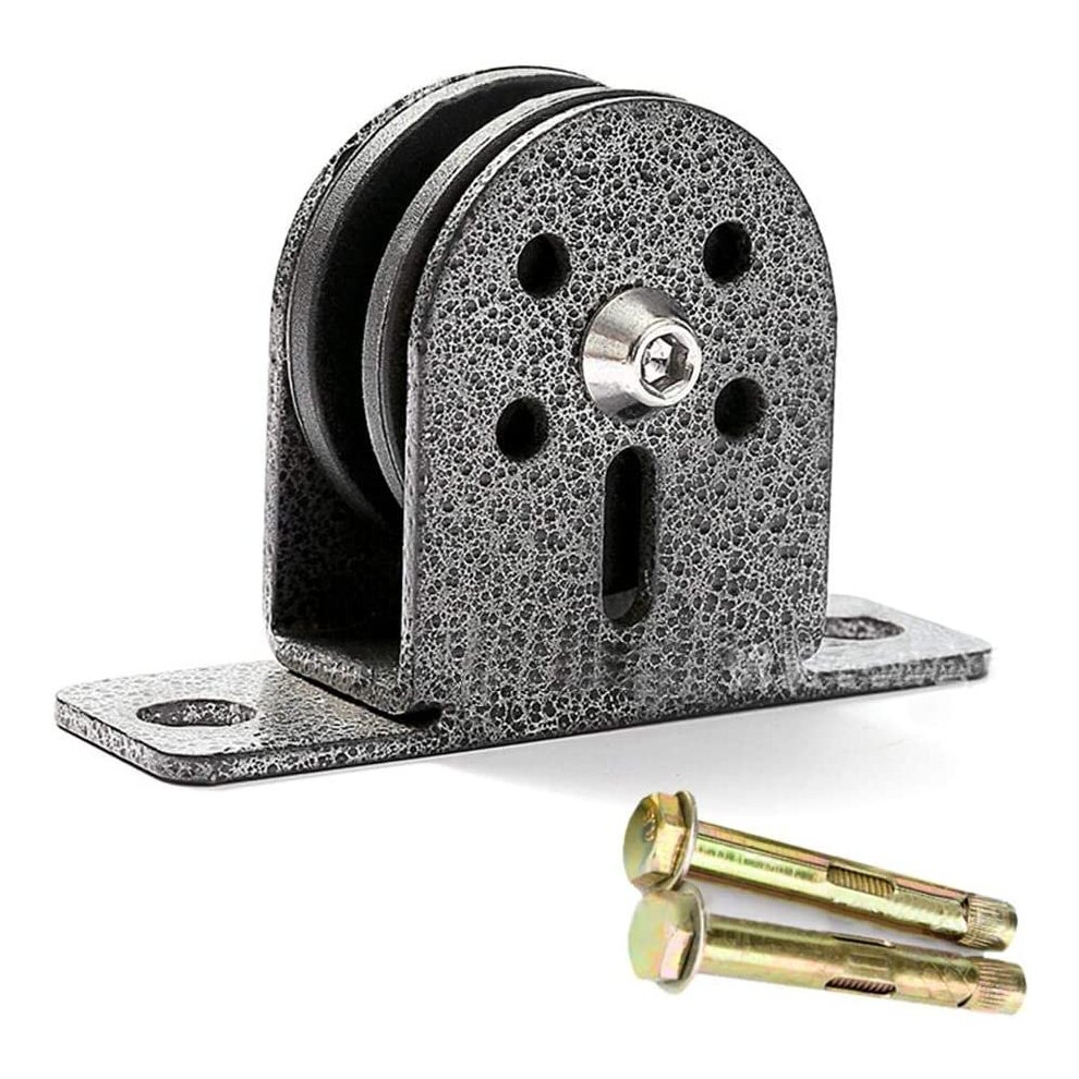 Single Pulley, Quiet Pulley, Stainless Steel Swivel Lifting Rope Pulley Quiet Pulley Heavy Duty Swivel Rope Pulley 