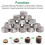 Pack of 100 Compressed Peat Plant Blocks 2