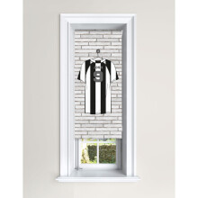 (60 cm Width x 140 cm Drop, Football Shirts) Lister Cartwright Personalised Blackout Roller Blinds Football Shirts Customised Name Locker Room