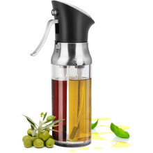 Oil Spray, Olive Oil Spray, Oil Sprayer 2 in 1 Olive Oil Spray 200ml Oil Sprayer Oil Spray Glass Oil Dispenser