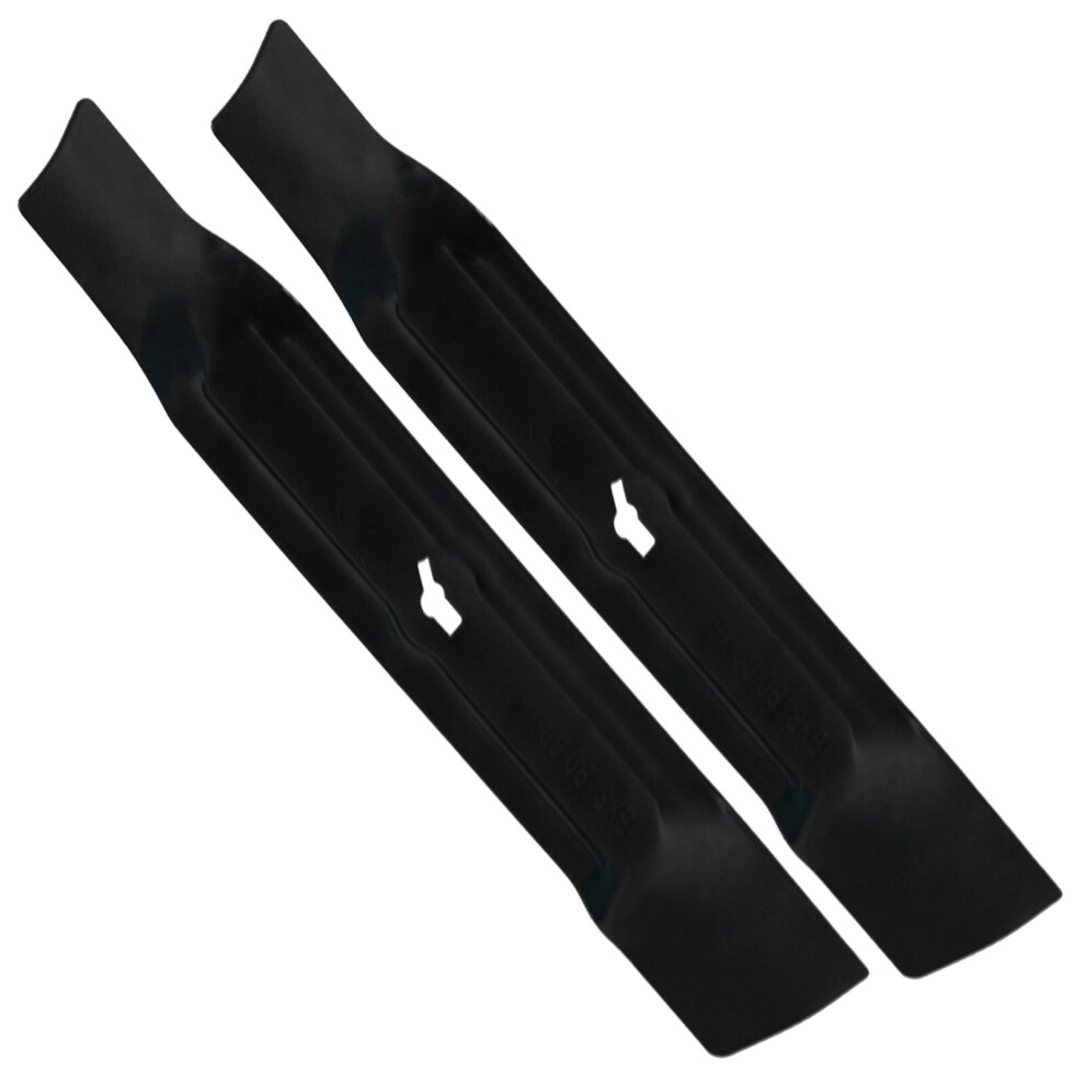 Spares2go Metal Blade For Qualcast Rm34 Meb1234m Meb1334m Meb1434m Lawnmower 34Cm X 2