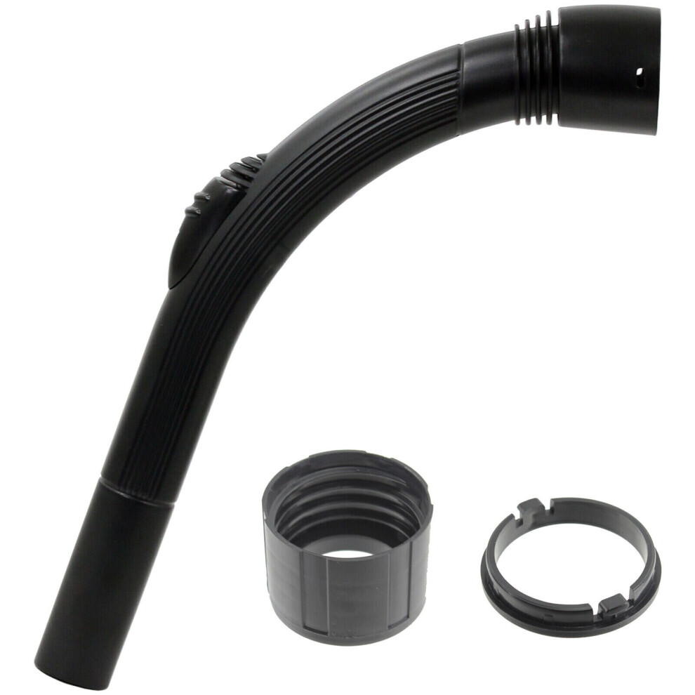 Spares2go Curved End Suction Hose Handle For Karcher Vacuum Cleaner (35Mm)