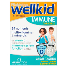 Vitabiotics Wellkid Immune Chewable Tablets 30's