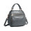 Miss Lulu (Grey) Bowler Style Shoulder Bag 2