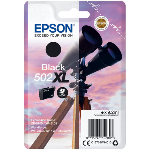 Epson EPSON 502XL blækpatron sort