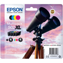 EPSON 502XL Inktcartridge Multipack - 4-pack - XL - Zwart, Geel, Cyan, Magenta