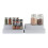 Minky Minky 2 Tier Step Cupboard Organiser, Grey 1
