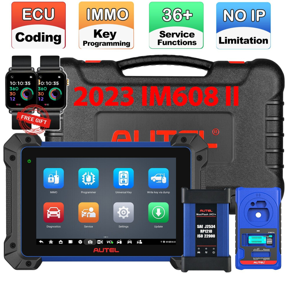 Autel MaxiIM IM608 II IM608 PRO II XP400 PRO IMMO Key Programming Auto Diagnostic Tool All System Scanner With 2 Years Free Updates