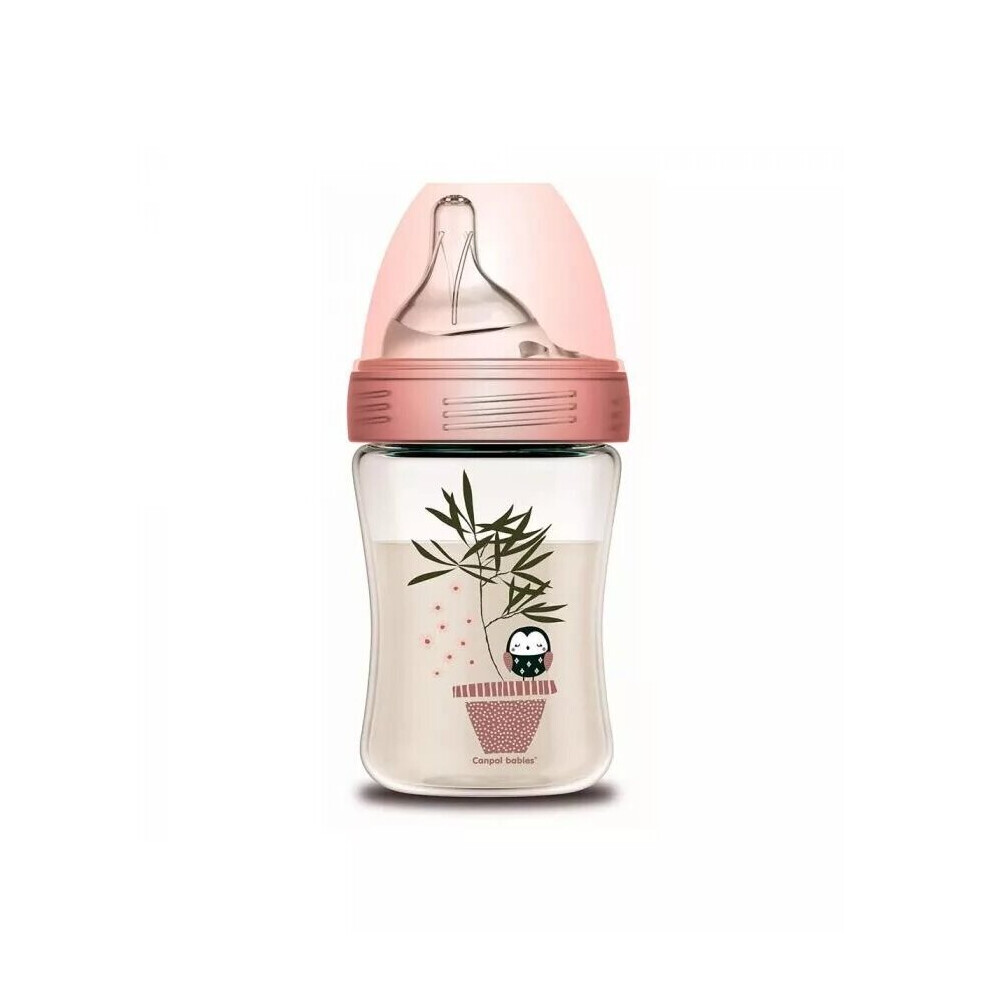 Canpol Babies Haberman Anti-Colic Baby Bottle 260 Ml 1/098 Pink