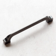 Rustic Antique Pewter Kitchen Cabinet D Handle 128mm