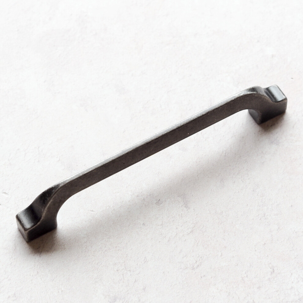 Handle & Home Rustic Antique Pewter Kitchen Cabinet D Handle 128Mm
