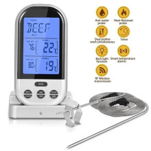 Wireless Dual-Probe Meat Thermometer with Timer for Kitchen & BBQ - Instant Read 4-6s, 230ft Range, IPX7 Probes, -20 to 300C