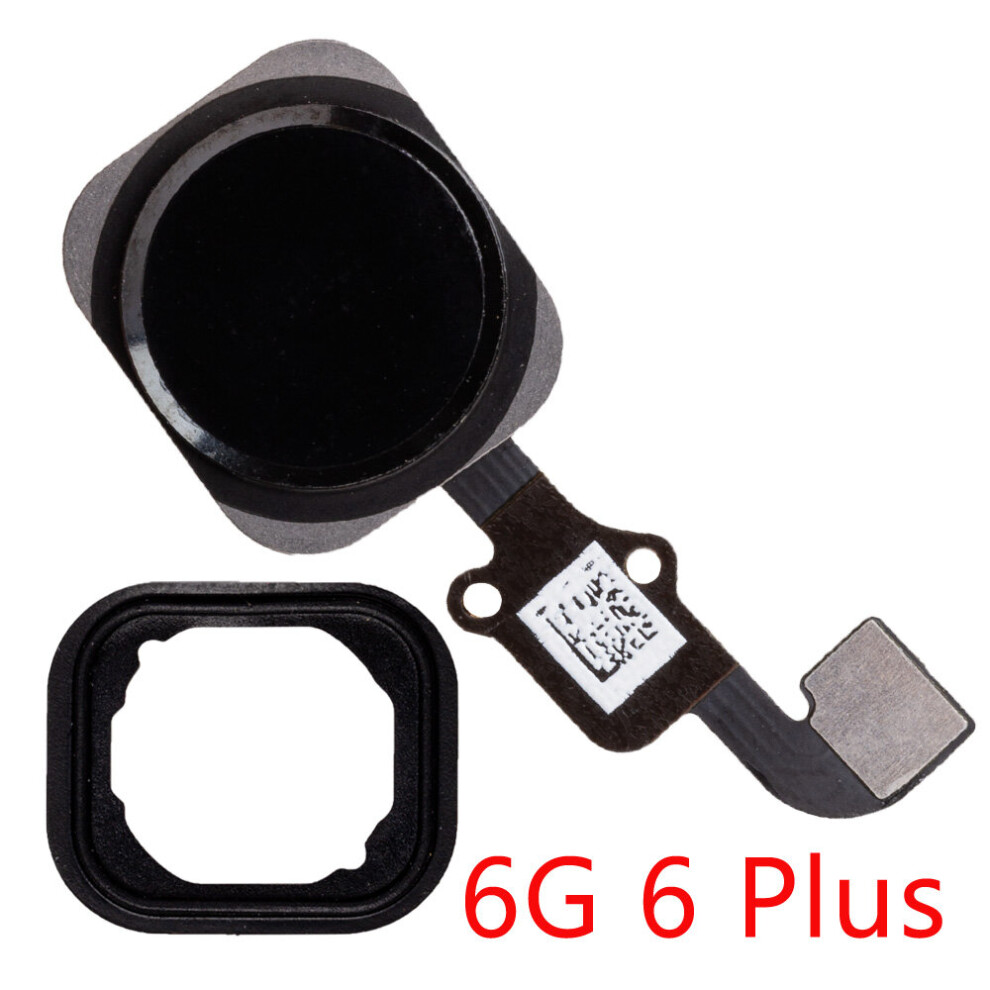(6S 6Sp Stick) Home-Button Flex For Iphone 6 6S 5S Se Return Back Home Button With Flex Black 9323208332379