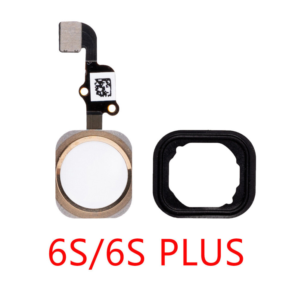 (6S 6Sp Stick) Home-Button Flex For Iphone 6 6S 5S Se Return Back Home Button With Flex Gold 9323208332386