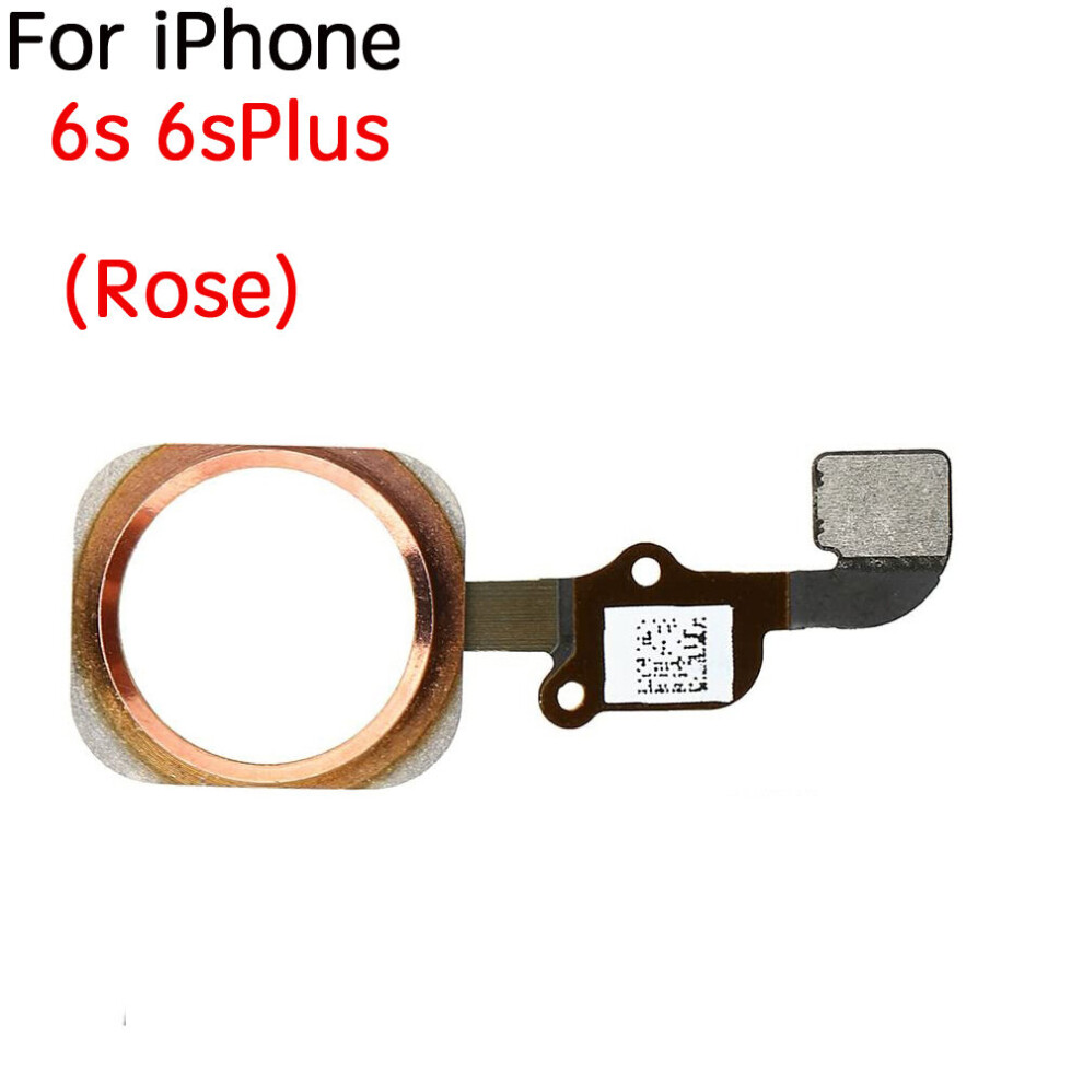 (For 6S-6Splus Rose) Home Button Key With Flex Cable For Iphone 5 5C 5S 6 6Plus 6Splus 7 7Plus 9323208378117