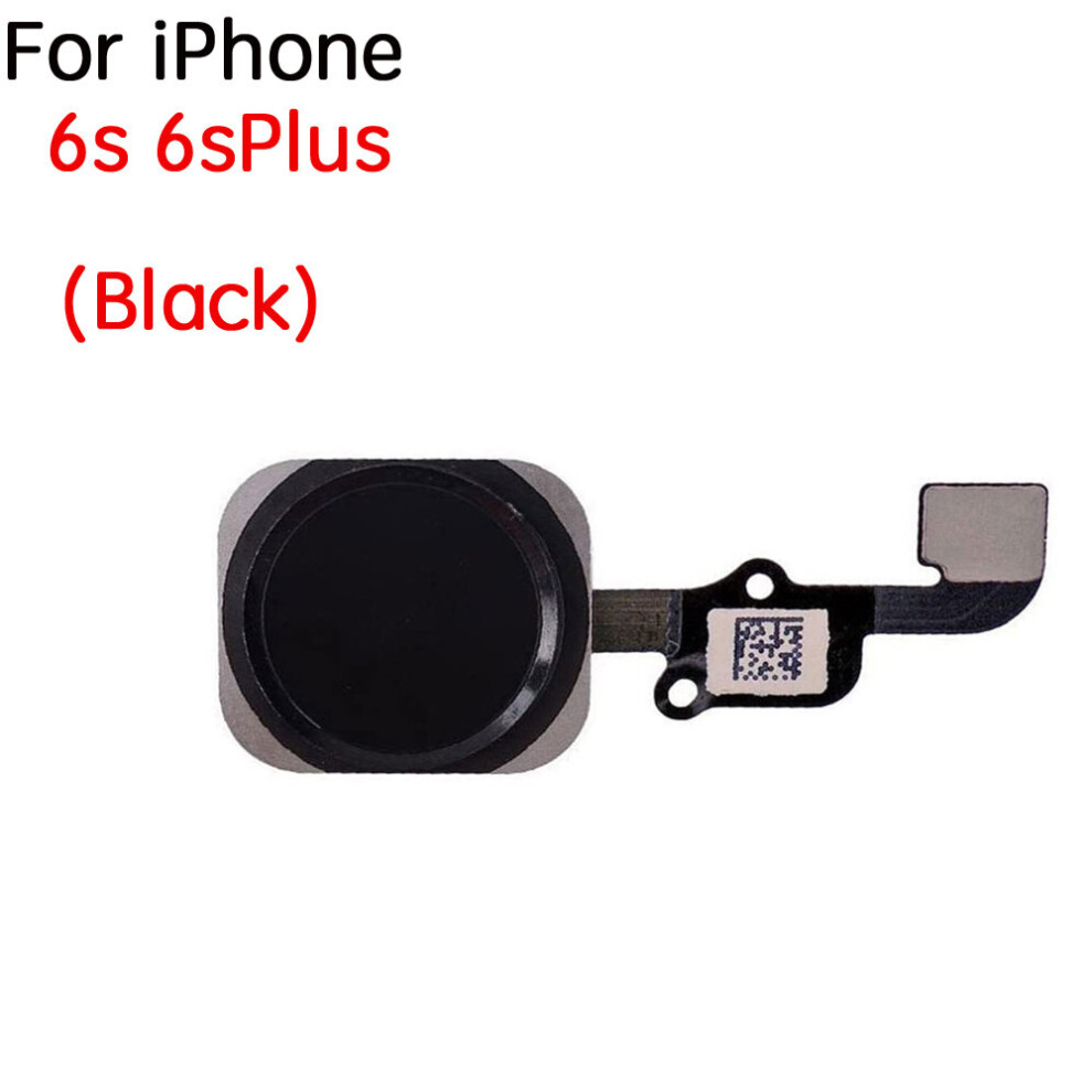 (For 6S-6Splus ) Home Button Key With Flex Cable For Iphone 5 5C 5S 6 6Plus 6Splus 7 7Plus Black 9323208378025
