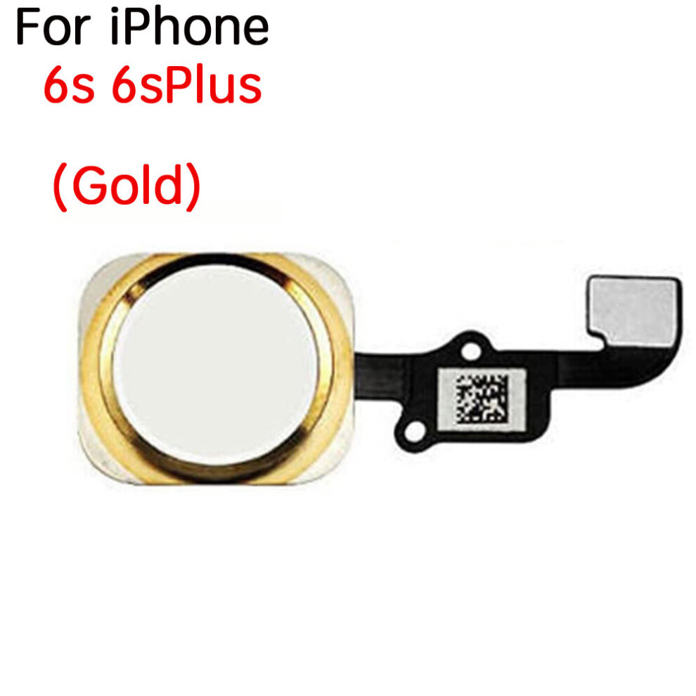 (For 6S-6Splus ) Home Button Key With Flex Cable For Iphone 5 5C 5S 6 6Plus 6Splus 7 7Plus Gold 9323208378100