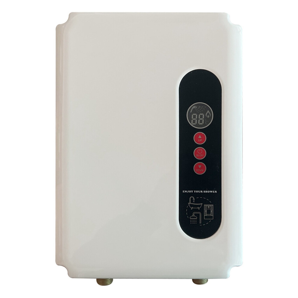 Chauffe-eau électrique à onduleur mini 5500 W 220 V, température de chauffage rapide de l'eau chaude pour la cuisine, la salle de bain et la douche
