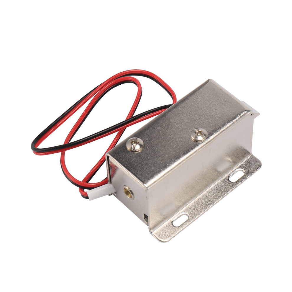 Mini serrure électromagnétique DC 12 V petite serrure de porte d'armoire de commande électrique (A)