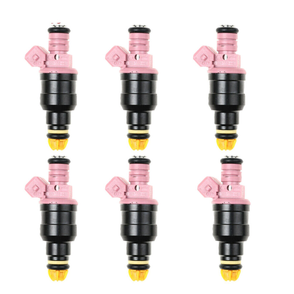 6Pcs New Fuel Injectors For - E36 328I E38 728I 728Il E39 528I Z3 2.8 4763449192168