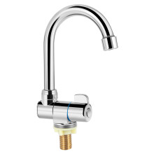 Rotation Copper Basin Faucet Cold Deck Kitchen Folding Bathroom Tap for Marine Boat Deck
