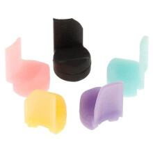 Pack of 5 Soft Silicone Clarinet Thumb Rest Cushion Thumb Protector for Woodwind Instrument 5 Colors