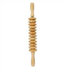 12 Rollen hölzerne Massagegerät gekrümmt Übung Roller Sticks Ganzkörper-Holz-Therapie-Massage-Tools Muskeln Release