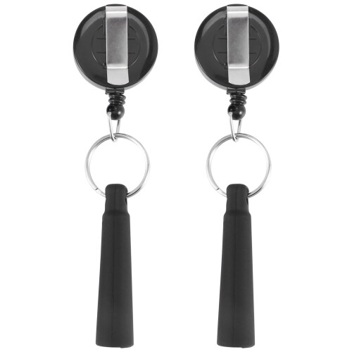 8Pcs Elastic Silicone Retractable Pencil Holder, Duty Retractable Pull Pen for Woodwork, Retractable Keychain Pen Case