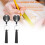 8Pcs Elastic Silicone Retractable Pencil Holder, Duty Retractable Pull Pen for Woodwork, Retractable Keychain Pen Case 2