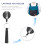 8Pcs Elastic Silicone Retractable Pencil Holder, Duty Retractable Pull Pen for Woodwork, Retractable Keychain Pen Case 4