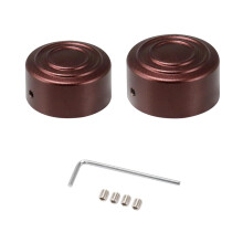 Cache-écrous d'essieu arrière de moto Capuchon en aluminium pour Sportster S Capuchon d'essieu avec accessoires Rouge