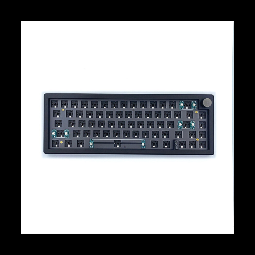 Gmk67 Hot Swappable Rgb Backlight Mechanical Keyboard Kit Bluetooth 2.4G Wireless 3 Mode Customized Diy Keyboard Black 4764074964458