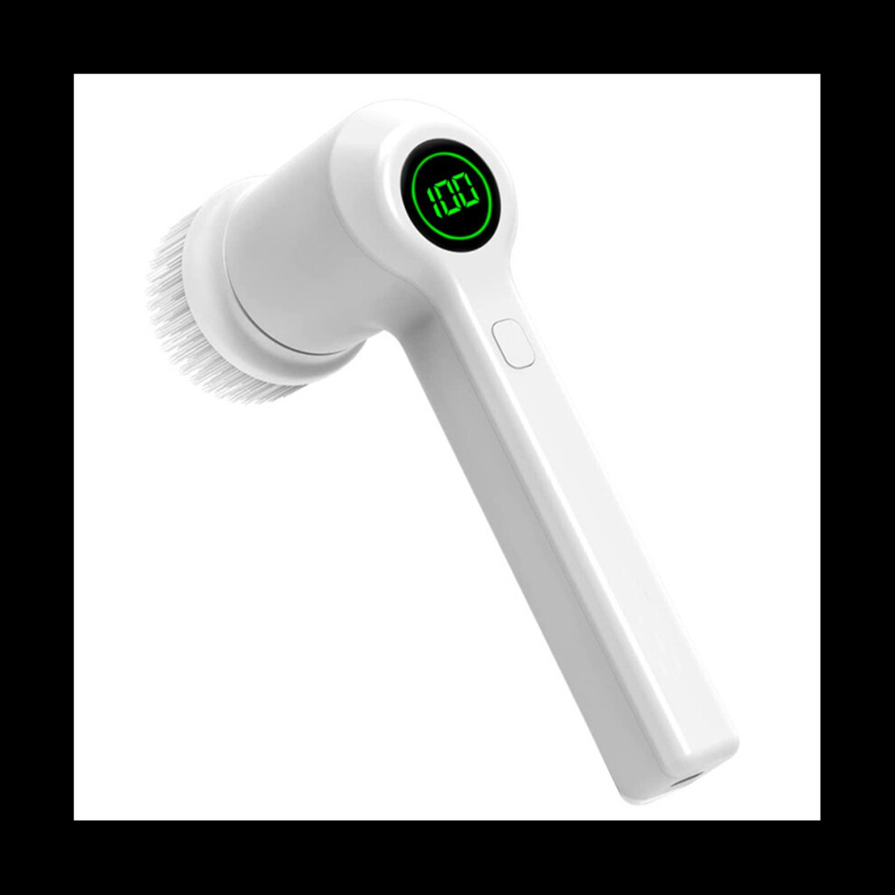 Electric Spin Scrubber for Bathroom Bathtub Cordless Power Spinning Scrub Brush Handheld Shower Cleaner Brush for Tile